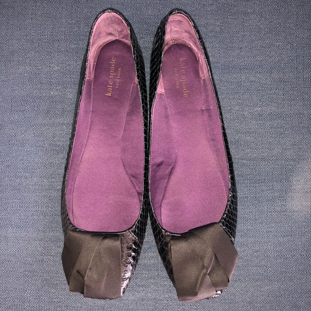 Kate Spade Snakeskin Flats